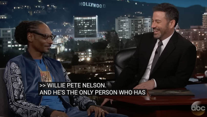 Snoop Dogg on Jimmy Kimmel Live